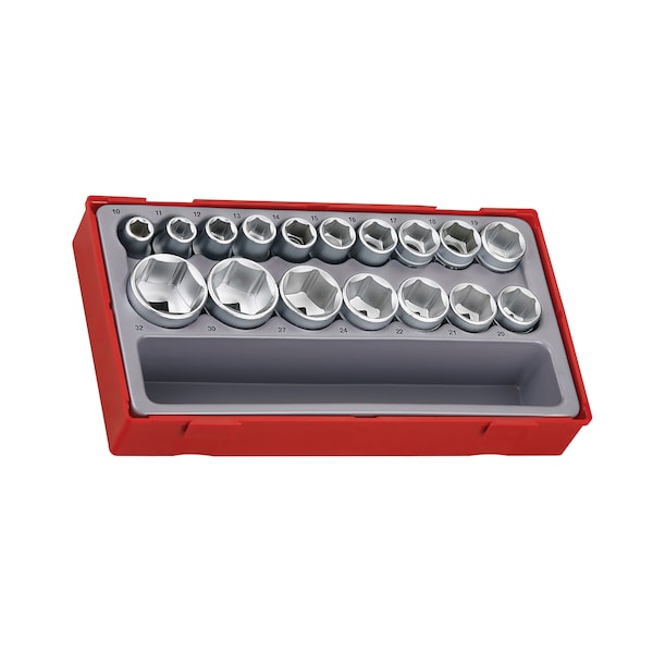 TT1217-6 - 17 Piece 1/2" Drive 6 Point Socket Set 10 t
